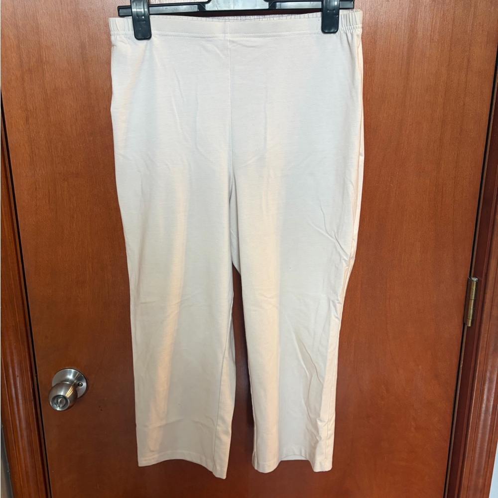 Women with Control White Ankle Pants